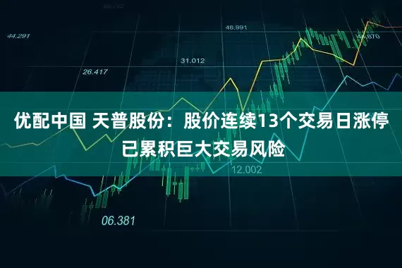 优配中国 天普股份：股价连续13个交易日涨停 已累积巨大交易风险